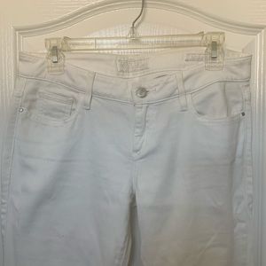 Guess Kate Cigarette White Denim Jeans - Size 29